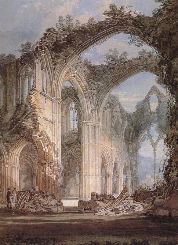 Joseph Mallord William Turner Interior Ruin France oil painting art